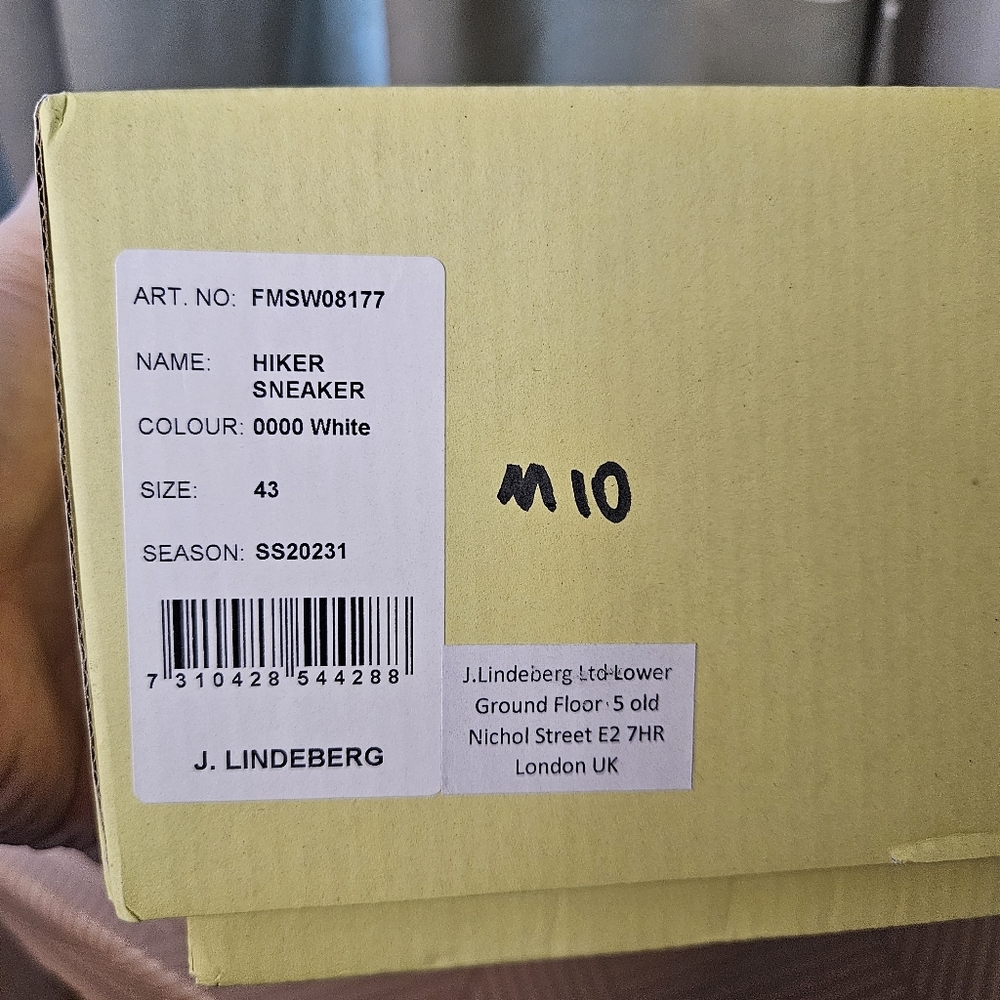 NEW J.Lindeberg Hiker Sneaker White Chunky Mens Trail Shoes EU 43 | US 10 Vibram - Picture 13 of 16